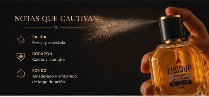 LIBIDUP perfume con feromona para hombre