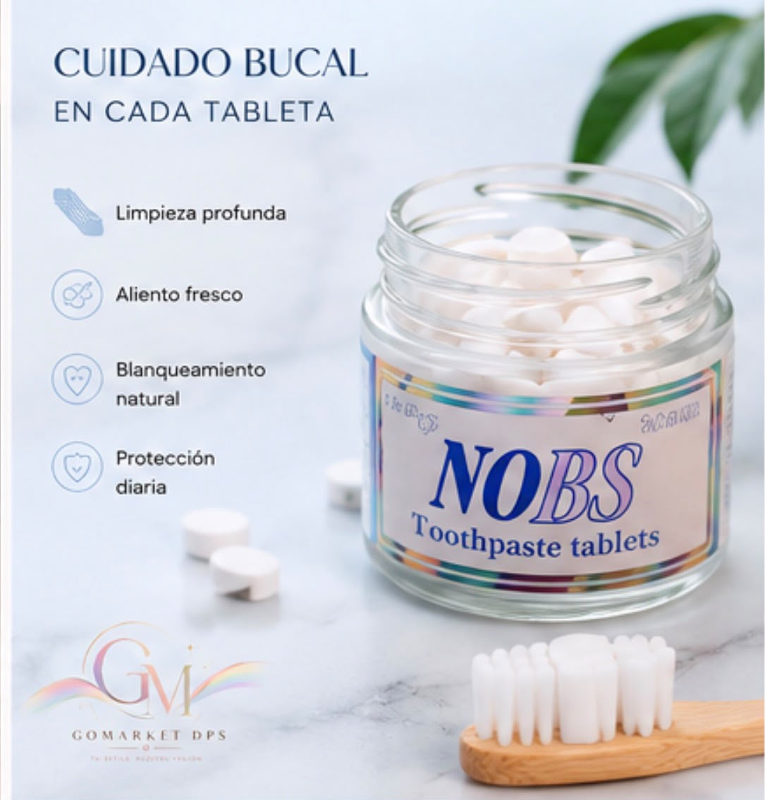 🦷✨ Tabletas de Pasta Dental para el Cuidado Bucal
