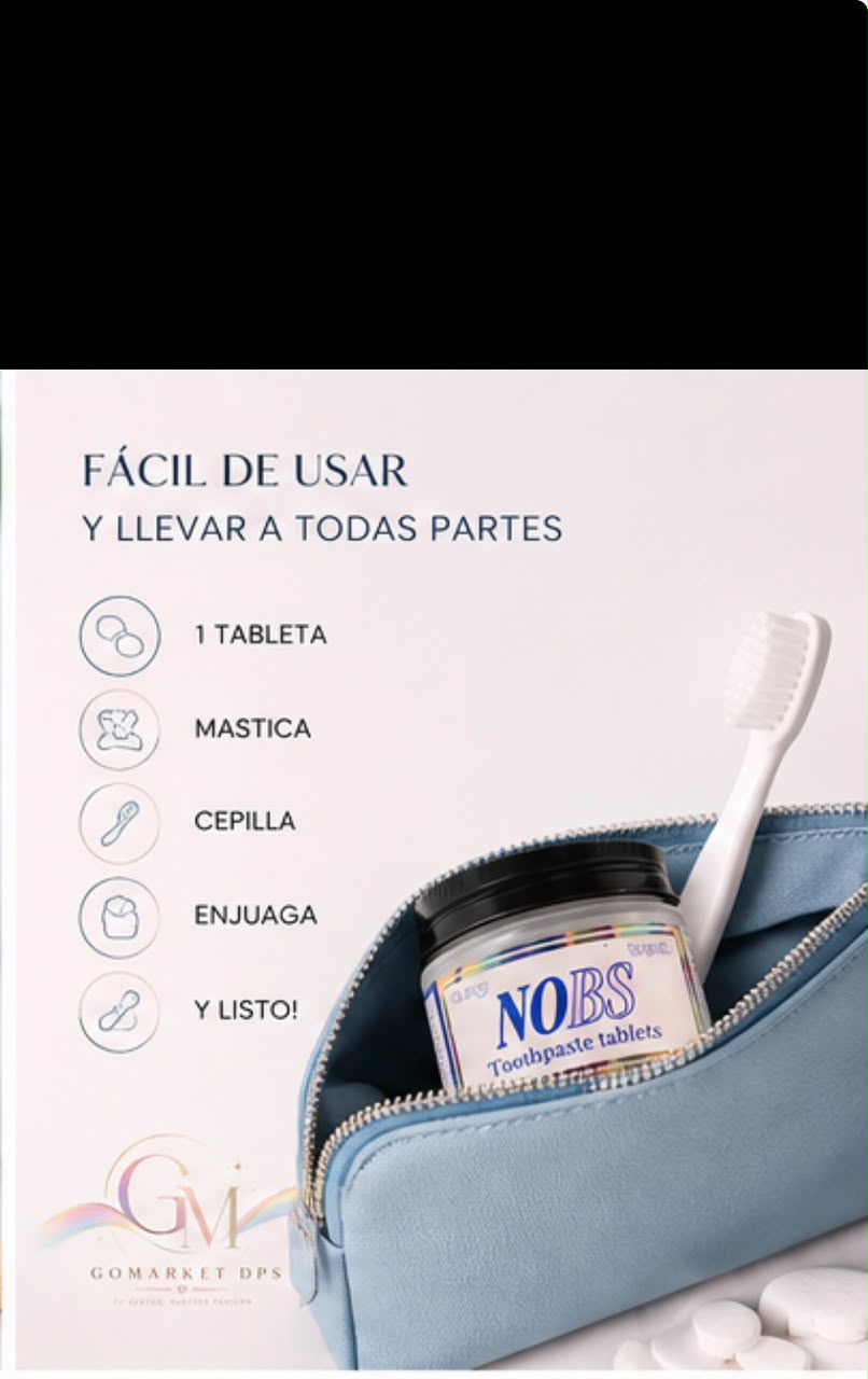 🦷✨ Tabletas de Pasta Dental para el Cuidado Bucal
