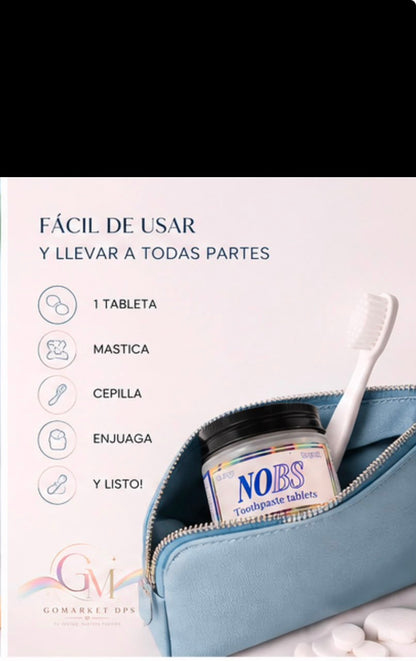 🦷✨ Tabletas de Pasta Dental para el Cuidado Bucal