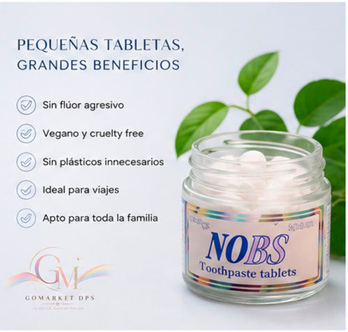 🦷✨ Tabletas de Pasta Dental para el Cuidado Bucal