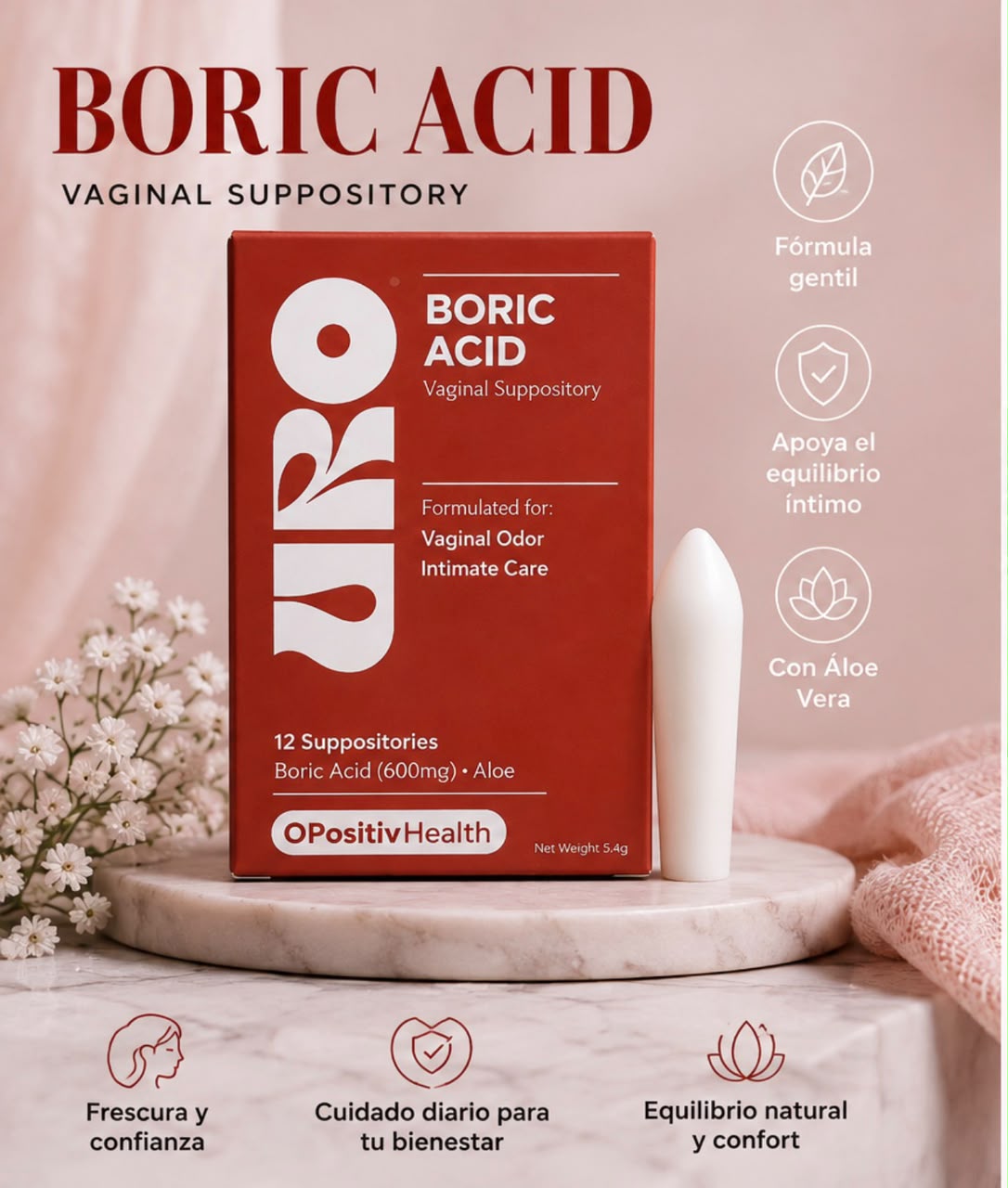 URO: ÓVULO DE ÁCIDO BÓRICO