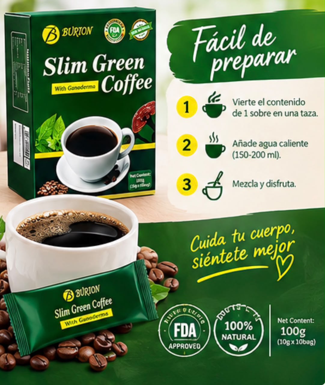 CAFE VERDE ADELGAZANTE CAJA DE 20 UNIDADES